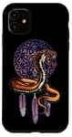 Coque pour iPhone 11 Journée du patrimoine amérindien autochtone totem serpent cobra