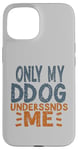 Coque pour iPhone 15 Seul mon chien me comprend