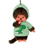 Peluche Doudou Kiki Dinosaure 20cm - Monchhichi - Bandai