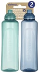 Sistema Hydrate Swift Squeeze Pack of 2 Water Bottle - 480ml