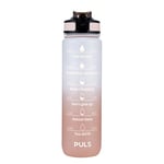 Motiverende Vannflaske Sparkling Nude 900ml