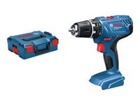 Bosch Light Series Gsb 18V-21 Professional - Hammerbor/Driver - Trådløs - 2 Hastigheter - Nøkkelfri Borhylse 13 Mm - 55 N·M - Uten Batteri - 18 V - Solo