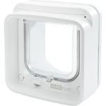 SUREFLAP Chatière à Puce électronique Connecté - Blanc - 142 mm x 120 mm (Livré sans le Hub)