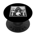 Sasquatch Bigfoot Musique Drums Batteur Band Cadeau Graphique PopSockets PopGrip Adhésif