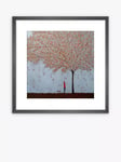 John Lewis Emma Brownjohn 'Between The Leaves' Wood Framed Print & Mount, 42 x 42cm, Red/Natural