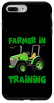 Coque pour iPhone 7 Plus/8 Plus Tracteur amusant pour enfants - Amateur de tracteur d'entraînement