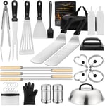 Flat Top Griddle Accessories Kit, 30PCS Barbecue Grill Tools Set for Blackstone