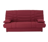 Banquette lit clic-clac PORTO 125 x 190 rouge