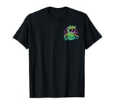 Rugrats Cute Reptar Retro Small Left Chest Pocket Kanji Logo T-Shirt