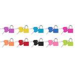 Flintronic 10PCS Petit Cadenas à Bagage, Petit Cadenas avec 2 Clés, Multicolore Mini Cadenas à Bagage Cadenas Valise pour Bagage Valise, Petit Cadenas Valise pour Voyage/Valise/Casiers (30x23cm)