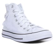 Converse 167045C Ctas Pocket Hi Mens Hi Top Trainers In White Size Uk 7 - 12