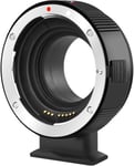 EF-EOS R Adaptateur d'objectif autofocus Speedbooster Bague de conversion compatible avec objectif Canon EF/EF-R et appareil photo Canon EOS R-Mount pour Canon EOS R, RP, R3, R5, R6, R7, R10