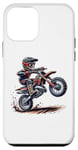 iPhone 12 mini Kids Dirt Bike Motocross Rider Racing Boys Girls Bikers Case