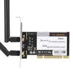 Langaton verkkokortti AR9220 300M PCI-pöytätietokone Dual Band 2,4/5GHz WiFi-sovitin