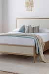 Versailles Oak Upholstered Bed - Bed Frame Only