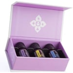 Kampanjapaketti: Esittelypaketti doterra eteerinen öljysarja, trio akneen, kausiallergiat, laventeli 5ml, sitruuna 5ml, minttu 5ml + doterra eBook romaniaksi + Young Living eteerinen öljy, puhdistussekoitus, puhdistus 5 ml