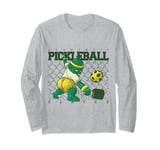 Authentic Pickleball Player Humor Design Gift Friend Long Sleeve T-Shirt