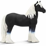 Safari Ltd Etalon Gypsy Vanner 12.4cm | Figurine Cheval | Jouet Animal de Ferme | Non Toxique et sans BPA | Convient aux Enfants de 3 Ans et Plus