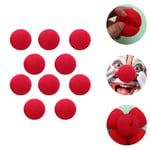 10pcs Christmas Cosplay Accessories Red Clown Nose Christmas Red Nose