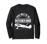 Focke Wulf FW 190 Butcherbird Warbird Fighter Aircraft Shirt Long Sleeve T-Shirt