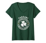 Womens Taggart Irish Family Name V-Neck T-Shirt