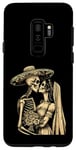 Coque pour Galaxy S9+ Day Dead Squelette Mariage Couple Mari Femme Dia de