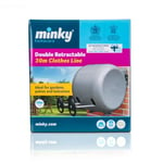 Minky Retractable Adjustable Clothes Washing Drying Double Line 30m Metre