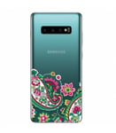 Coque Galaxy S10e fleur paisley mandala doodling transparente