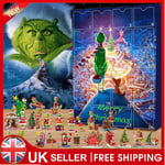 2024 Christmas Grinch Monster 24 Days Countdown Advent Calendar Surprise Gift UK