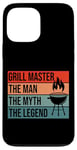 iPhone 13 Pro Max BBQ Smoker Grill Master The Man Myth Legend Retro Vintage Case