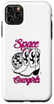 Coque pour iPhone 11 Pro Max Space Cowgirl Southern Western Girl Country Rodeo Pink Disco