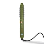 mdlondon WAVE Heated Barrel Brush (Olive Green) Hot Brush for Short Hair or Long Hair, Hot Hair Brush with 5 Heats + Retractable Bristles, Heated Round Brush - Genuine mdlondon Hair Styling Appliances