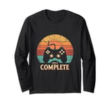 LEVEL 15 COMPLETE Retro Gaming Milestone Long Sleeve T-Shirt