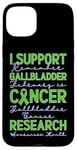 Coque pour iPhone 15 Plus Je Soutien La Recherche Sur Le Cancer De La Vésicule