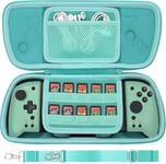 Housse Coque Sac Boîtier Pour Nintendo Switch Split Pad Pro/Split Pad Compact Controller Nintendo Manette Switch Split Pad Pro Case(Only Case Housse) (Turquoise)