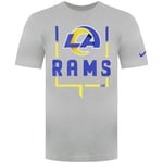 Nike NFL Los Angeles Rams Legend Goal Post Mens T-Shirt - Beige - Size 2XL