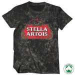 Stella Artois Washed Logo Organic T-Shirt, T-Shirt