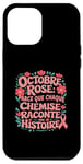 Coque pour iPhone 15 Plus Octobre Rose Ruban Rose Raconte Une Histoire Octobre Rose