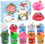 Slime Advent Calendar 2024 for Kids-Christmas Countdown Calendars 24 Days of Toy