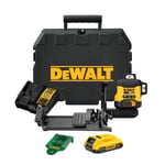 DeWalt DCLE34031D1 18V XR Compact Green Laser With 1 x 2Ah Battery & Charger