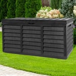 320 Litre Outdoor Storage Box Garden Patio Plastic Chest Lid Container Multibox