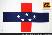 DRAPEAU ANTILLES NÉERLANDAISES 150x90cm - DRAPEAU HOLLANDAIS 90 x 150 cm - DRAPE