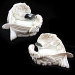 pair of Angel Wings Candle Holder Ornament Mothers Valentines Day Gifts ANG98