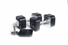 Ironmaster -  justerbara hantlar 2 x 34 kg - Gympaket