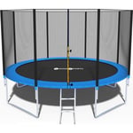 Viking Choice - Trampoline 404 cm avec filet de sécurité et échelle - jusqu'à 180 kg