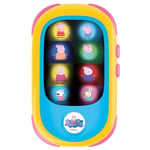 Lisciani - PEPPA PIG - Jouet Imitation Smartphone pour Bébé dès 1 an - Affichage Lumineux Led sur Ecran avec Miroir Magique - Diffuse la Musique du Dessin Animé - Amusant dès 12 mois