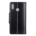 Flip Case for HUAWEI honor 8X, Business Case with Card Slots, Leather Cover Wallet Case Kickstand Phone Cover Shockproof Case for HUAWEI honor 8X (Black)