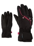 Ziener Lula Gants de Ski Unisexe pour Enfant Noir 4,5