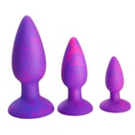 AUCUNE Sextoy,FLXUR Plug Anal jouets sexuels pour Couple masseur de Prostate Silicone gode stimulateur - Type VIOLET