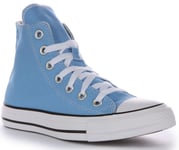 Converse A04541C Chuck Taylor All Star Seasonal Light Blue High Top UK 3 - 12